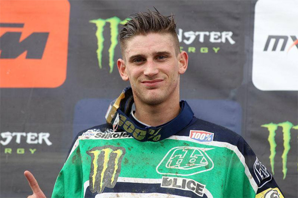Sulivan Jaulin termine second du GP motocross emx250 Suède 2014