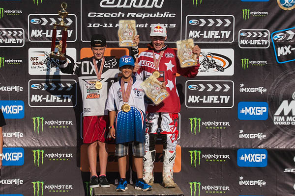 Aiden Tijero, Conrad Mewse, Pauls Jonass champion 2013