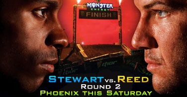 stewart vs Reed supercross phoenix 2009