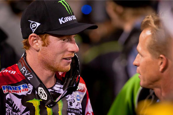 Aldon Baker et Ryan Villopoto la saison MXGP 2015