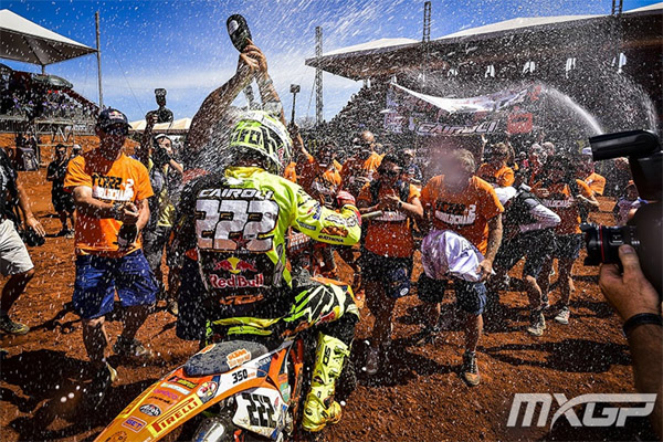 Antonio Cairoli champion du monde de motocross MXGP 2014 huitième titre