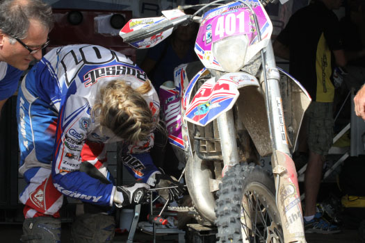 Audrey Rossat enduro ISDE 2013 KTM jour 5
