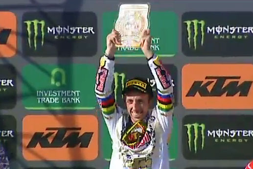 Antonio Cairoli champion motocross MX1 2012