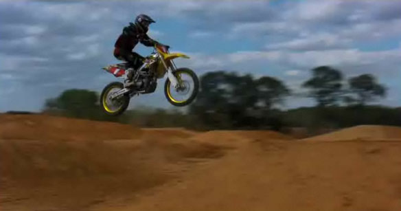 Chad Reed a l'entrainement avant supercross San Francisco 2009 