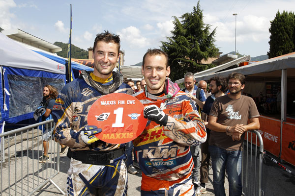 Christophe Nambotin et Pierre Alexandre Renet Champion EWC enduro 1 et 2 2014