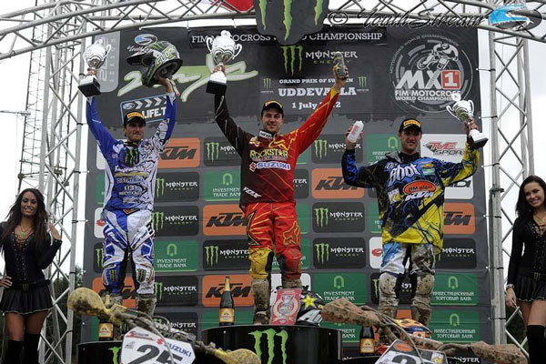 Clement Desalle motocross Suede 2012