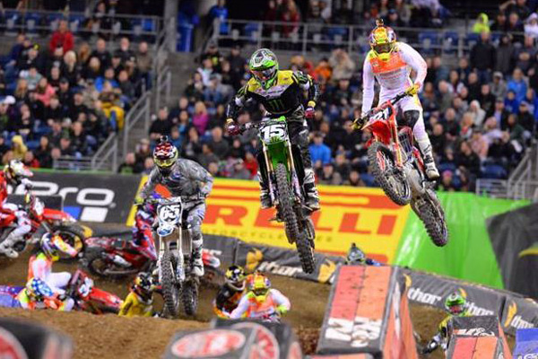 Cole Seely remporte sa seconde victoire de la saison au supercross ama 250cc de Seattle 2014
