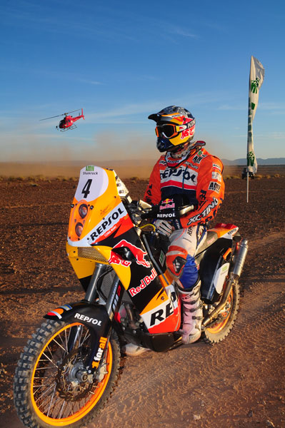 Marc Coma rallye Maroc shamrock 2009