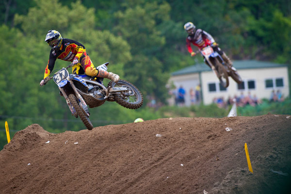 Cooper Webb contre Jeremy Martin lors de la seconde manche du motocross ama 250cc Spring Creek 2014