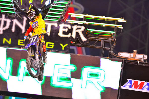 Cooper Webb victoire supercross ama 250cc Anaheim 3 2015