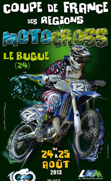 Coupe de France Motocross des régions Le Bugue 2013