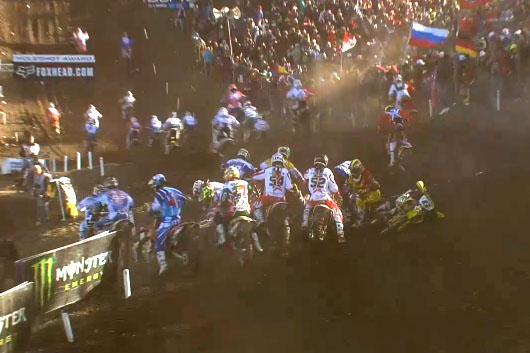Crash MXDN MXON 2013 Clement Desalle Christophe Charlier