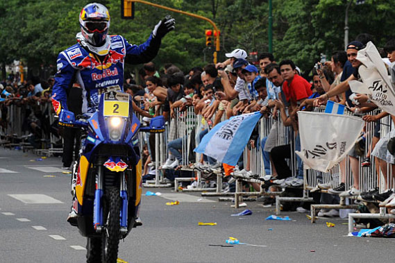 Dakar 2010 moto départ