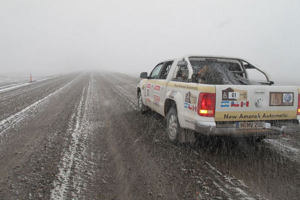 Dakar 2012 neige