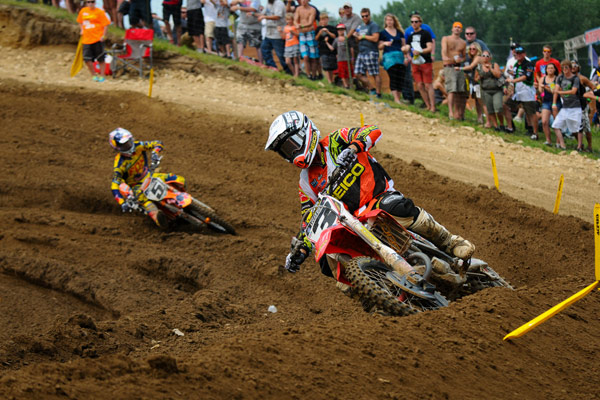 Eli Tomac vs Ryan Dungey motocross ama 450cc Spring Creek 2014