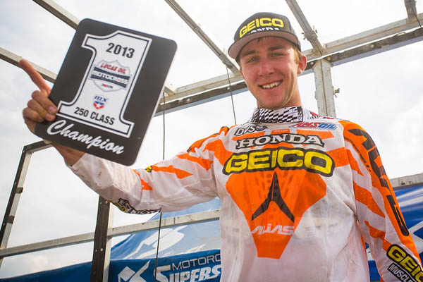 Eli Tomac champion motocross ama 250cc 2013