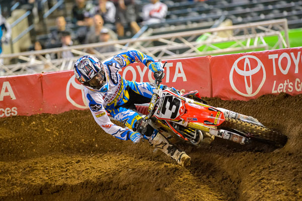 Eli Tomac s'impose au supercross ama 450cc Phoenix 2015