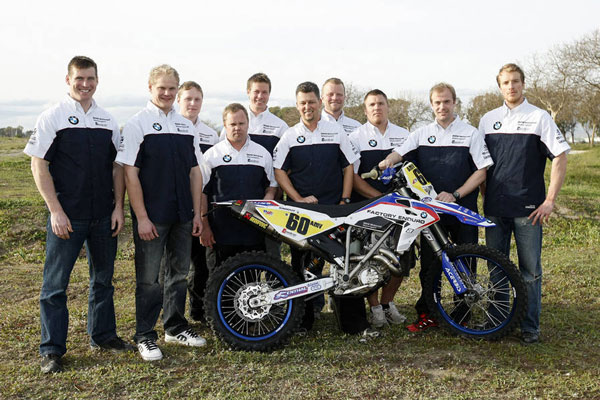 David Knight et l'équipe d'Enduro BMW Motorrad Motorsport 