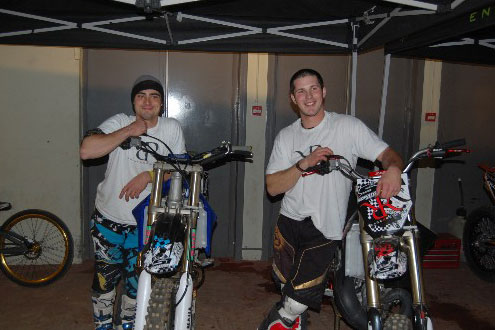 FMX Cup 2010 sx Lyon Nicolas Texier et Julien Manon