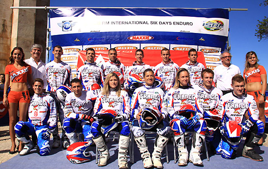 enduro ISDE 2009 team France 