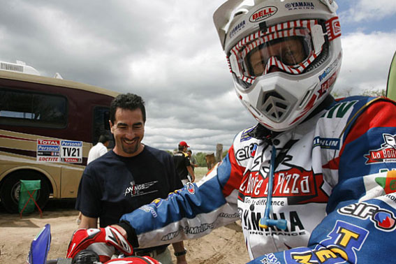 David fretigne dakar 2010 moto etape 3