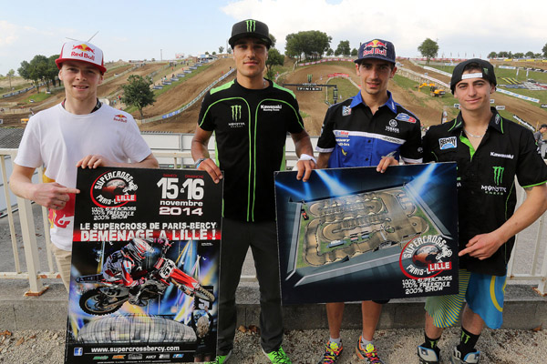 Gautier ne sera pas seul à représenter le plus haut niveau des MXGP à l’intérieur du stade Pierre Mauroy : les trois “Frenchies” enragés du MX2, à savoir Jordi TIXIER, Romain FEBVRE et Dylan FERRANDIS, qui trustent les podiums cette saison, seront également de la partie !