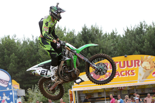 Gautier Paulin termine quatrième du GP motocross MXGP Belgique Lommel 2014