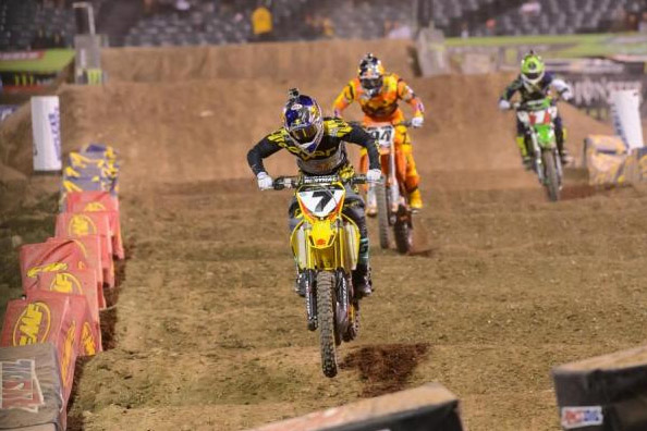 James Stewart supercross ama 450cc Anaheim 2 2014