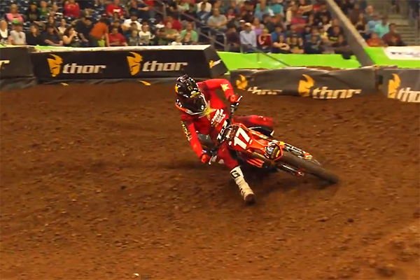 Jason Anderson victoire au supercross ama 250cc Houston 2014