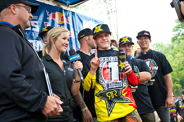 Jeremy Martin remporte le championnat de motocross ama 250cc 2014