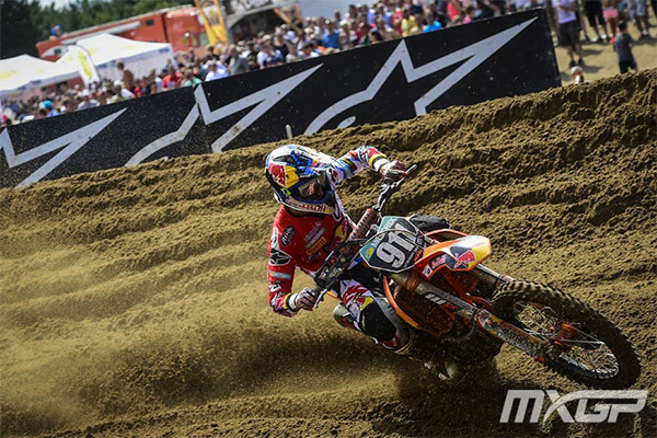 Jordi Tixier termine second du Grand Prix motocross MX2 Lommel Belgique 2014