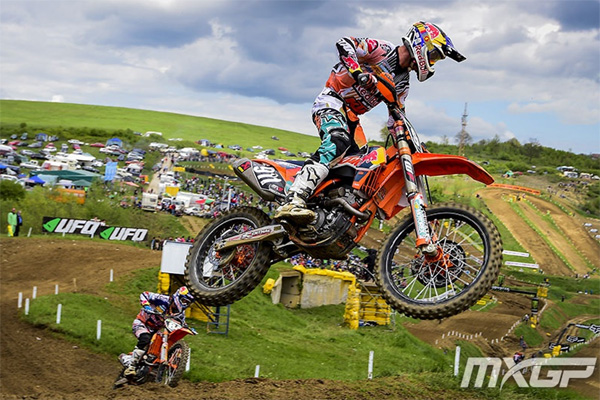 Jordi Tixier troisième du GP motocross MX2 Sevlievo Bulgarie 2014