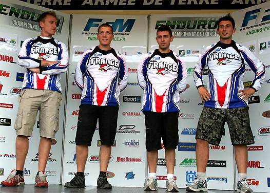 équipe France Junior ISDE 2010