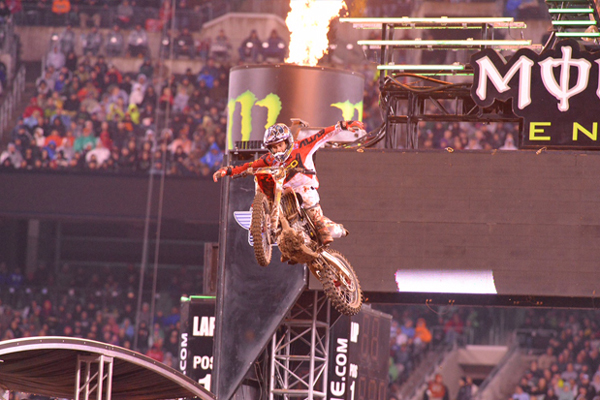 Supercross ama 250cc East Rutherford 2014 Victoire de Justin Bogle