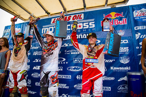 Ken Roczen podium Redbud 2013