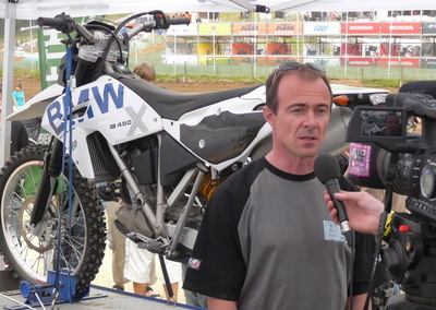 Lenoble Dakar moto 2010 ethanol bmw