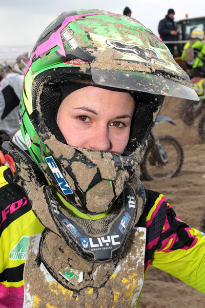 Livia Lancelot Kawasaki enduropale Touquet 2014