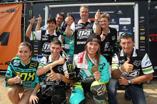 Livia Lancelot remporte le GP motocross WMX République Tchèque Loket 2014