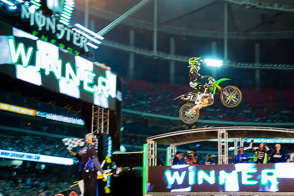 Martin Davalos remporte le supercross ama 250cc Atlanta 2014