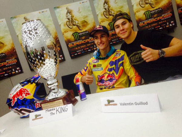 Supercross Genève 2014 - Marvin Musquin king et Valentin Guillod prince