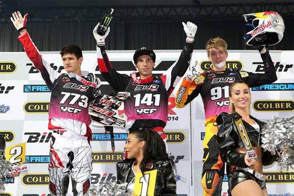 Maxime Desprey décroche de titre de Prince of supercross Paris Lille 2014
