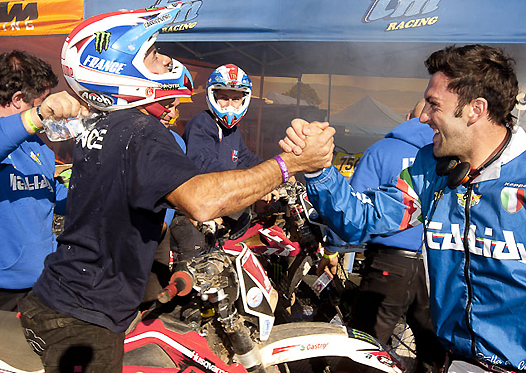 Méo et Salvini ISDE 2010