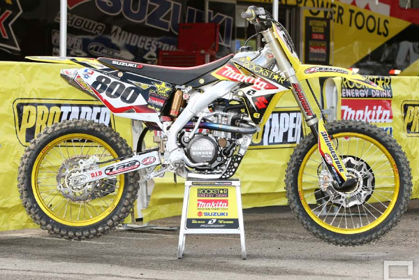Suzuki RMZ 450 2009 Mike Alessi Rockstar Makita