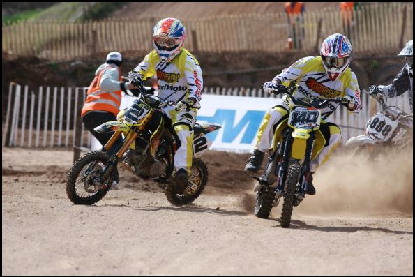 Mike Valade et Alexandre Barbosa Pit Bike