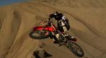 Vido freeride motocross dans le dsert lunaire