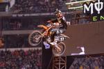 Supercross ama 250cc Oakland 2014  Jason Anderson simpose et Valentin Teillet 14me