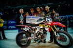 Supercross ama 250cc Toronto 2014  Premire victoire de Justin Bogle 
