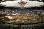La piste du Genoa Palasport Fierra est prte pour l'ouverture du Championnat FIM de Super Enduro