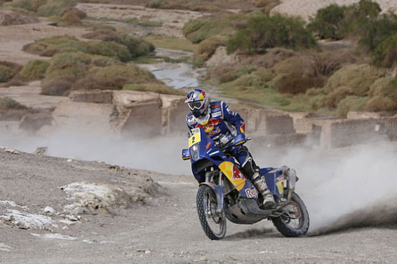 Cyril Despres rallye dakar 2010 moto KTM
