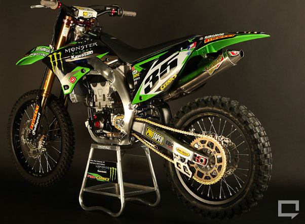 motocross 2009 de Paul Carpenter Monster Energy/Cernic’s/Kawasaki 
